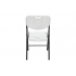Modamob Silla Plegable ZL-D53-50, Respaldo duro, Blanco - Imagen adicional 4