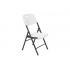Modamob Silla Plegable ZL-D53-50, Respaldo duro, Blanco - Imagen adicional 1