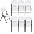 Modamob Silla Plegable ZL-D53-50, Respaldo duro, Blanco