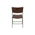 Modamob Silla Plegable ZL-D55RA-BROWN, Respaldo duro, Café - Imagen adicional 2
