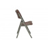 Modamob Silla Plegable ZL-D55RA-BROWN, Respaldo duro, Café - Imagen adicional 1