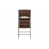 Modamob Silla Plegable ZL-D55RA-BROWN, Respaldo duro, Café - Imagen adicional 3