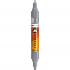 Molotow Marcador Acrílico One4All Acrylic Twin, Doble Punta, 1.5/4mm, Rellenable, Gris Pastel Frío, No.203