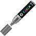 Molotow Marcador de Tiza Líquida Chalk, 4-8mm, Rellenable, Metallic Silver No.227  1