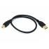 Monoprice Cable USB-A Macho - USB-B Macho, 45cm, Negro