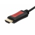 Monoprice Cable HDMI Macho - HDMI Macho, 4.5 Metros, Negro/Rojo - Imagen adicional 1