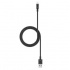 Mophie Cable de Carga Lightning Macho - USB A Macho, 1 Metro, Negro, para iPod/iPhone/iPad  1