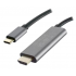 Motorola Cable HDMI Macho - USB-C Macho, 1 Metro, Negro  1