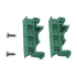 Moxa Montaje DK35A para Montaje en Riel DIN, Verde  1