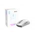 Mouse Gamer Ergonómico MSI FORGE GM340, Inalámbrico, Óptico, 12.000DPI, RF Inalámbrico/Bluetooth, Blanco