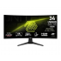 Monitor Gamer Curvo MSI MAG 346CQ LCD 34", 3440x1440 Ultra Wide Quad HD, 180Hz, HDMI/DisplayPort, Negro