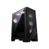 Gabinete MSI MAG FORGE 120A AIRFLOW, Midi-Tower, ATX/Micro-ATX/Mini-ITX, USB 3.0, sin Fuente, 6 Ventiladores Instalados, Negro ― Tiene golpe en la zona superior  1