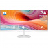 Monitor Curvo MSI PRO MP341CQW E12 LED VA 34", 3440x1440 Ultra Wide Quad HD, FreeSync, 120Hz, HDMI/DisplayPort, Bocinas Integradas, Blanco - Imagen adicional 2