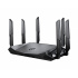 Router MSI Ethernet de Triple Banda MU-MIMO Firewall RadiX AXE6600 WiFi para Gaming Wi-Fi 6, Alámbrico/Inalámbrico, 4804 Mbit/s, 5x RJ-45, 2.4/5/6GHz, 6 Antenas Externas