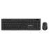 Kit de Teclado y Mouse Naceb NA-0123, Inalámbrico, Negro (Español)  1