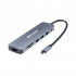 Naceb Hub USB-C - HDMI, USB-A 3.1, USB-C, 480 Mbit/s   4