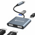 Naceb Hub USB-C - HDMI, USB-A 2.0, USB-C, 5 Gbit/s