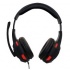 Naceb Audífonos Gamer NA-0304R, Alámbrico, 3.5mm, Negro/Rojo  1