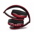 Naceb Audífonos con Micrófono Cetus, Bluetooth, Inalámbrico, Rojo     1