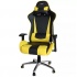 Naceb Silla Gamer Sniper, hasta 140Kg, Negro/Amarillo
