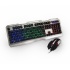 Kit Gamer de Teclado y Mouse Naceb NA-0911, Alámbrico, USB, Gris (Español)  3