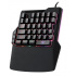 Teclado Gamer Naceb Atheris RGB Una Mano, Alámbrico, Negro