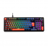 Teclado Gamer Naceb NA-0972G LED RGB, Teclado Mecánico, Cherry MX Brown, Alámbrico, USB, Gris, Español  1