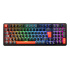 Teclado Gamer Naceb Phyton LED RGB, Teclado Mecánico, Switch Brown, Inalámbrico, RF Inalámbrico, Negro, Español - Imagen adicional 1