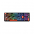 Teclado Gamer Naceb Phyton LED RGB, Teclado Mecánico, Switch Brown, Inalámbrico, RF Inalámbrico, Negro, Español