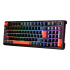 Teclado Gamer Naceb Phyton LED RGB, Teclado Mecánico, Switch Brown, Inalámbrico, RF Inalámbrico, Negro, Español - Imagen adicional 2