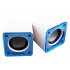 Naceb Bocina Cubo NA-105A, Alámbrico, 2.1, 6W RMS, Blanco/Azul  1