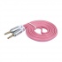 Naceb Cable 3.5mm Macho - 3.5mm Macho, 1 Metro, Rosa  1