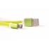 Naceb Cable USB 2.0, USB A Macho - Micro USB Macho, 1 Metro, Verde  1