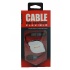 Naceb Cable de Carga Micro-USB B Macho - Lightning Macho, 1 Metro, Blanco, para iPhone 5/6  2