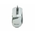 Mouse Naceb Láser NA-616, Alámbrico, USB, 2400DPI, Gris/Blanco  1