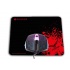 Mouse Gamer Naceb Óptico NA-632 + Mousepad, Alámbrico, USB, 1200DPI, Multicolor  1
