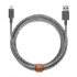 Native Union Cable Lightning Macho - USB A Macho, 3 Metros, Gris/Blanco, para iPod/iPad/iPhone  1