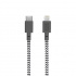 Native Union Cable de Carga Belt Certificado MFi Lightning Macho - USB-A Macho, 1.2 Metros, Negro/Blanco, para iPhone/iPad/AirPods  2