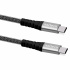 Naztech Cable USB-C Macho - USB-C Macho, 1.2 Metros, Plata/Negro  1