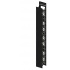 NCS Jaguar Organizador Vertical de Cable para Rack, 28U, Negro  1
