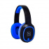 Necnon Audífonos con Micrófono NBH-04 Pro, Bluetooth, Inalámbrico, Azul/Negro