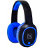 Necnon Audífonos con Micrófono NBH-04 Pro, Bluetooth, Inalámbrico, Azul/Negro  1