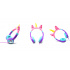 Necnon Audífonos para Niños Unicornio, Alámbrico, 3.5mm, Multicolor - Imagen adicional 1