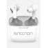 Necnon Audífonos Intrauriculares Deportivos con Micrófono NTWS-03, Inalámbrico, Bluetooth, USB, Blanco  1