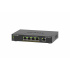 Switch Netgear Gigabit Ethernet GS305EPP-100NAS, 5 Puertos (4x PoE) 10/100/1000Mbps, 120W, 10 Gbit/s, 4.000 Entradas - Administrable  1