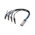 Netpatibles Cable QSFP+ Macho - 4x SFP+ Macho, 10 Metros, Negro  1
