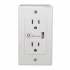 Nextep Tomacorriente NE-264D, 2 Enchufes, 1x USB-A, Blanco