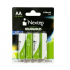 Nextep Pila Recargable AA, 1.2V, 4 Piezas