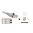 Nexxt Solutions Cable Patch Cat5e UTP RJ-45 Macho - RJ-45 Macho, 1 Metro, Gris  1