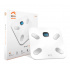 Báscula Corporal Inteligente Nexxt Solutions NHA-S130, Android/iOS, hasta 180kg, Blanco, Medición de IMC/Grasa Corporal/Agua Corporal  1